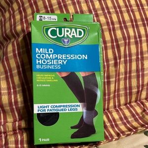 Black Mild Compression Dress Socks